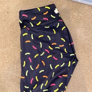 donut sprinkle leggings